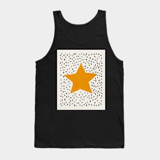 Star, Abstract, Mid century modern wall art Tank Top